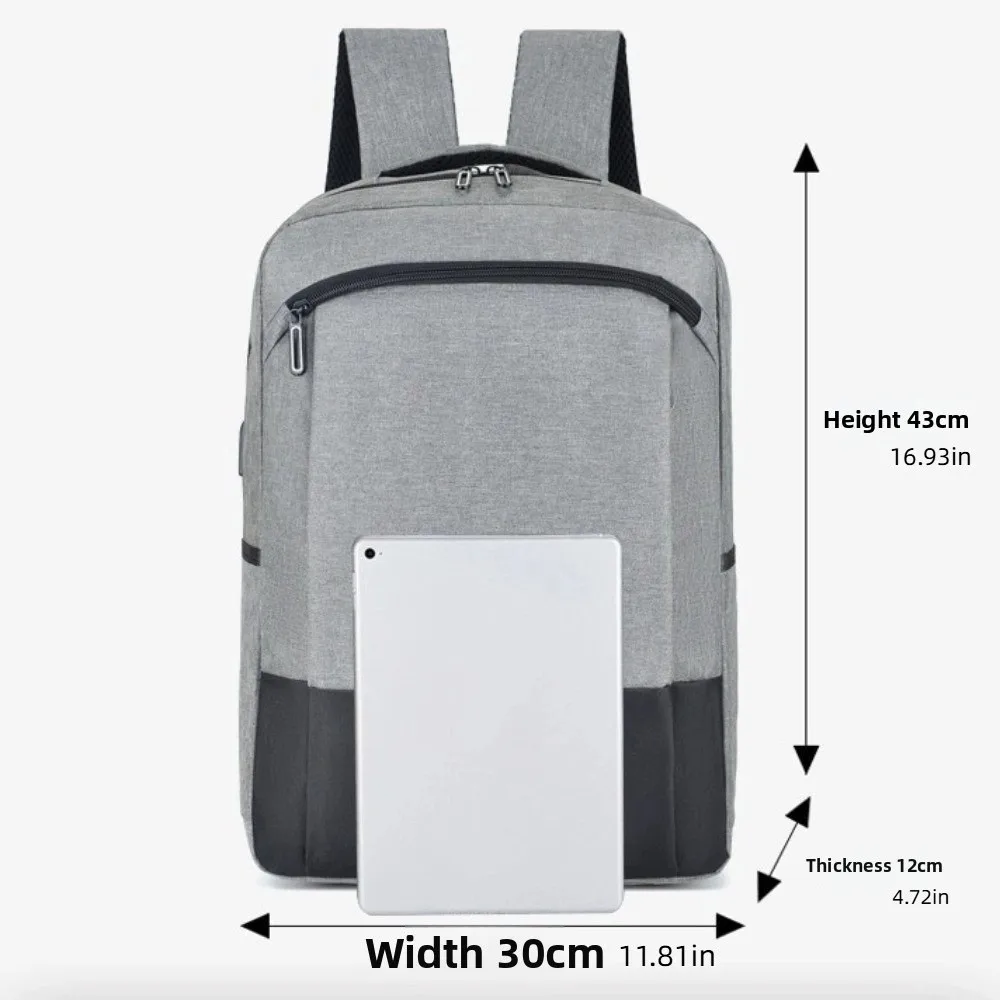 Portable Waterproof Oxford Cloth Backpack Multipockets Large Capacity Student Backpack Handbag Oxford Laptop Bag Business