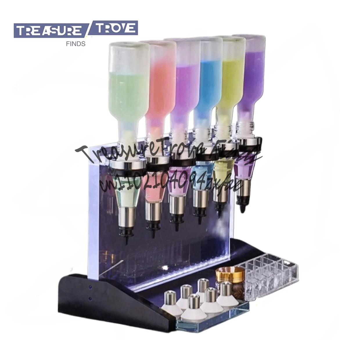 

Изысканный объемный парфюмерный бар, стойка для всего магазина, мини-счетчик для свободных духов, диспенсер с головкой насоса 6