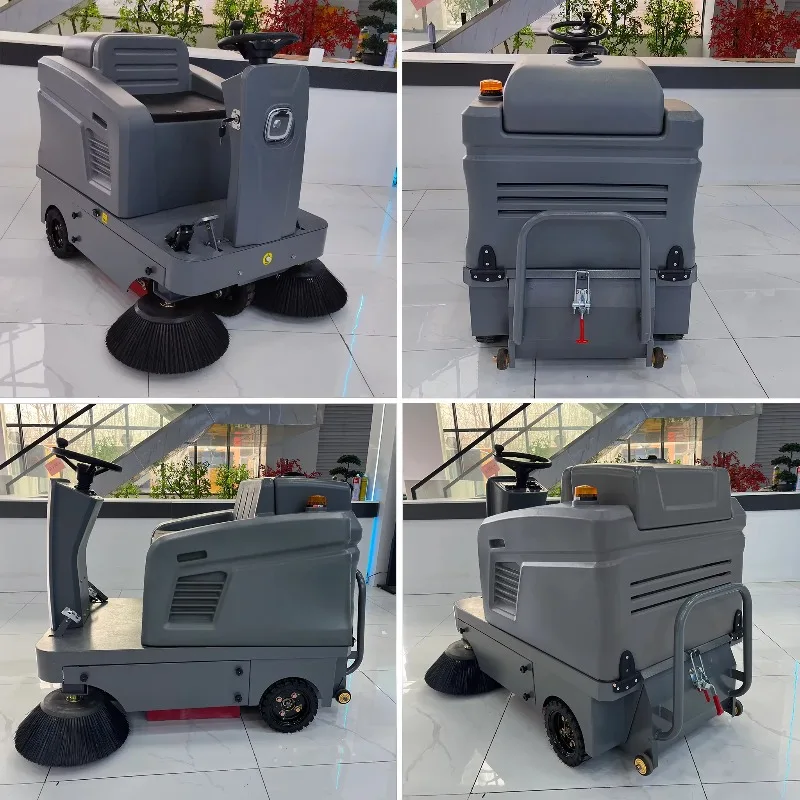 High Quality Cleaning Electric Huge Floor Sweeper Ride on Battery Power Street Cleaning Equipment Automatic Sweeper