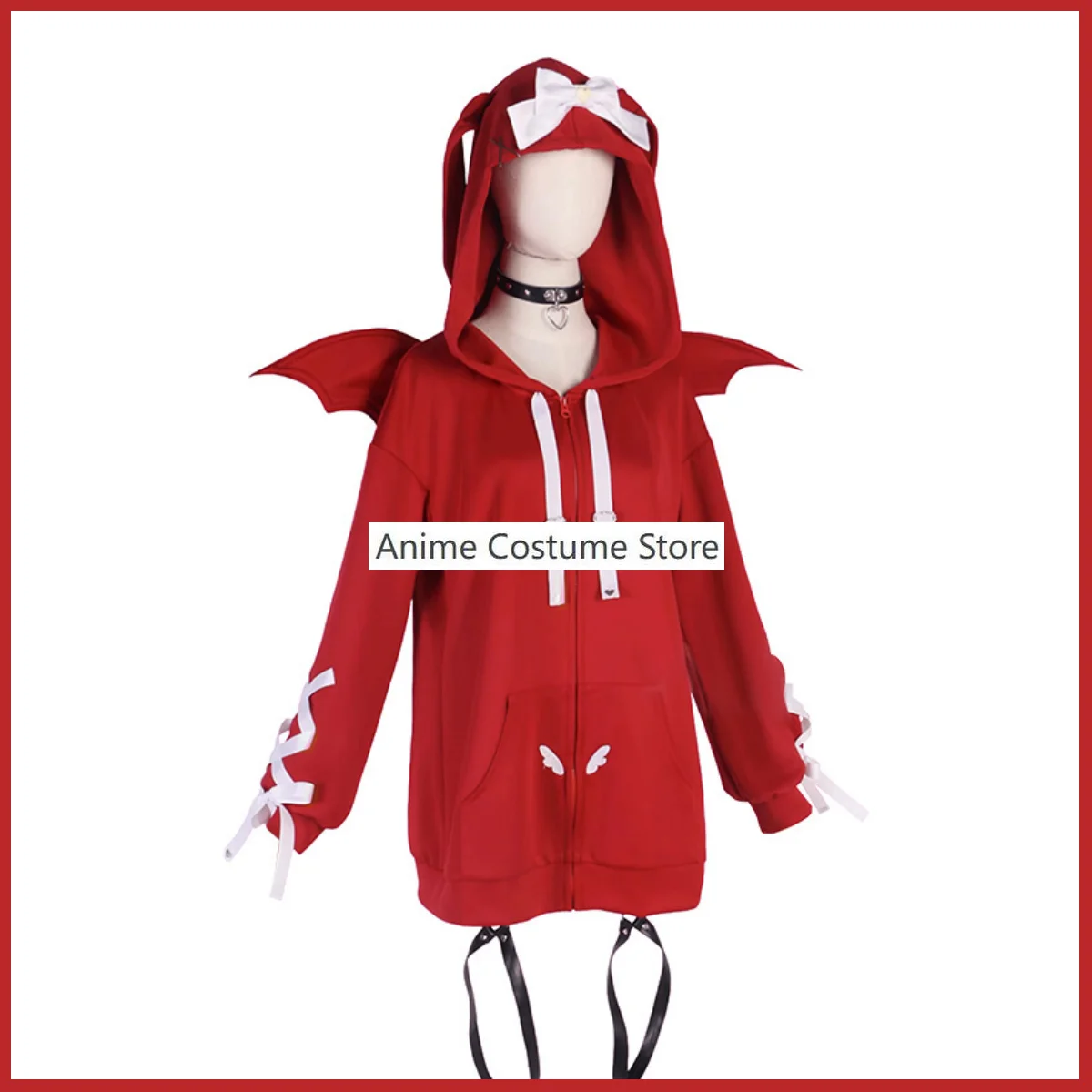 Anime Game neughty Girl overning Rain KAngel Costume Cosplay Ame Wig felpe con cappuccio JK Uniform Skirt Woman Sexy Kawaii Party Suit