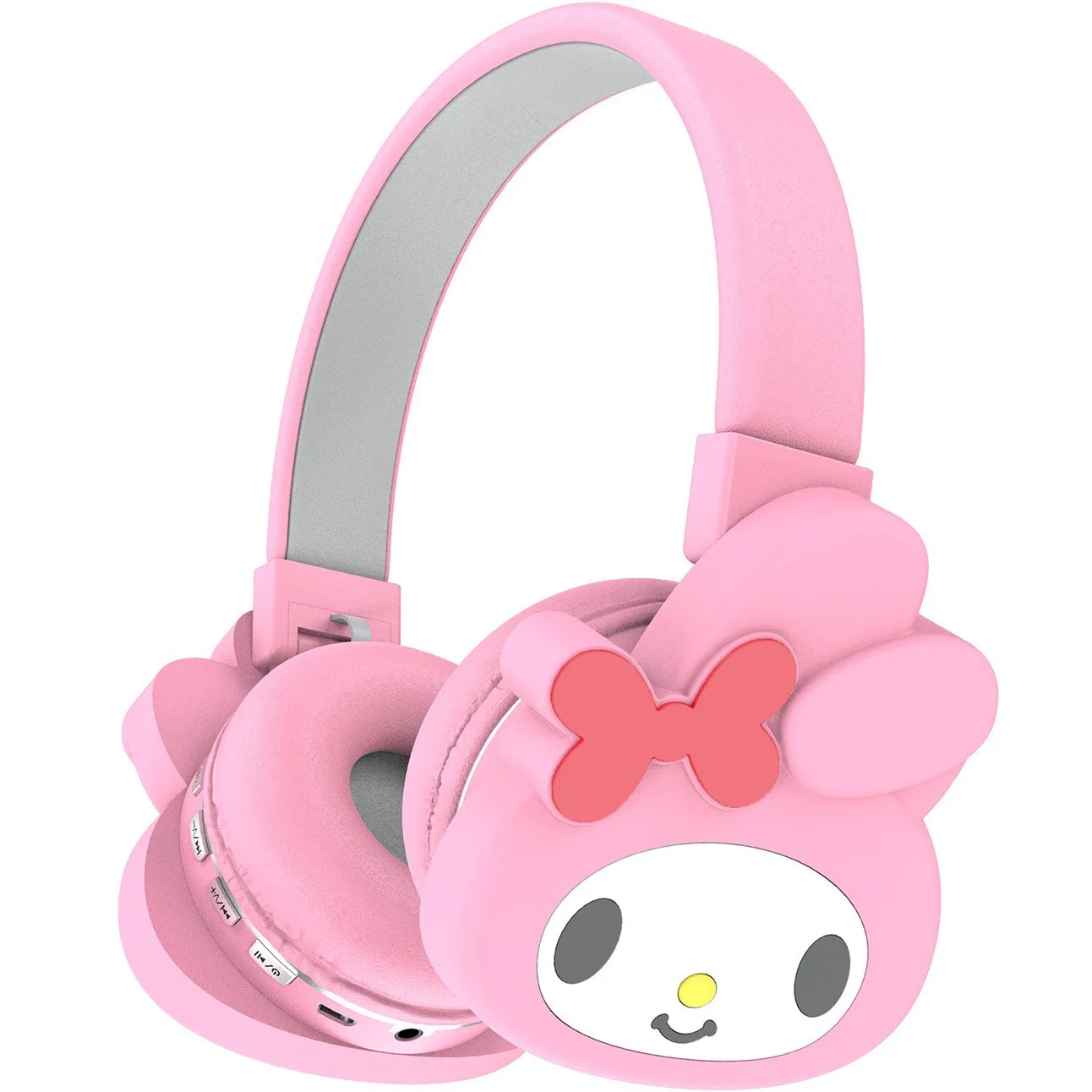 Cute Hello Kitty Head Mounted Bluetooth Earphones Coolomi Stitch Melody Cute Image Bluetooth Stereo Women Accessories Wholesele