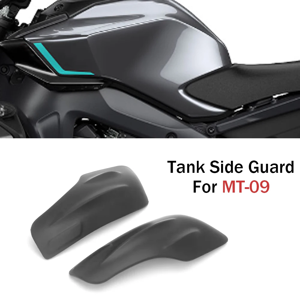 New Motorcycle Side Tank Sticker Fuel Gas Oil Tank Pad Black For YAMAHA MT-09 MT 09 Mt09 MT09 mt09 2021 2022 2023