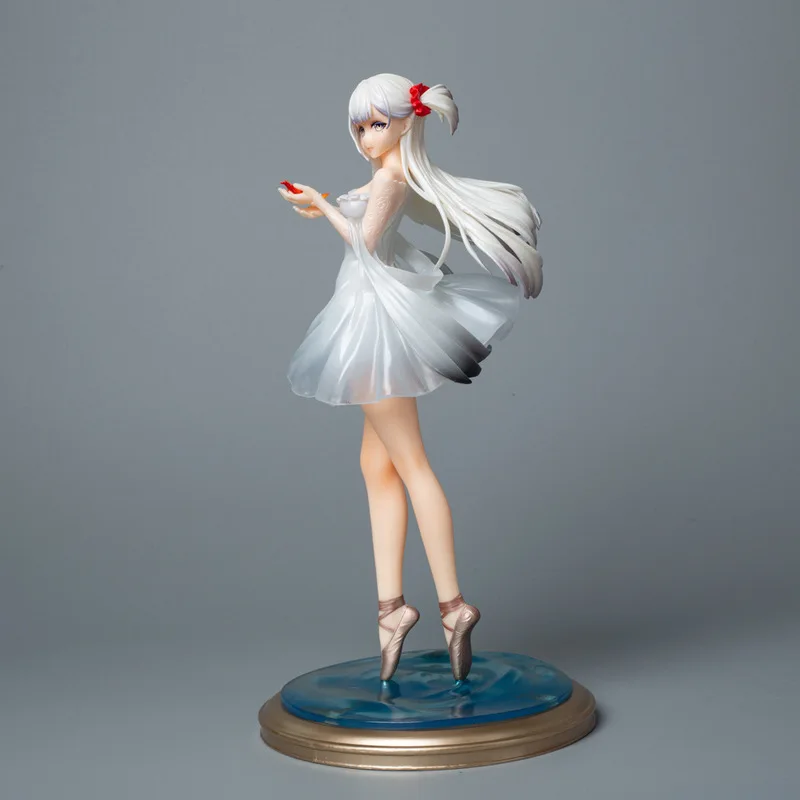 25cm 아즈르 레인 애니메이션 피규어 쇼카쿠 스태틱 PVC 소재 수집품 소년용 데스크탑 장식 아름다운 소녀 모델