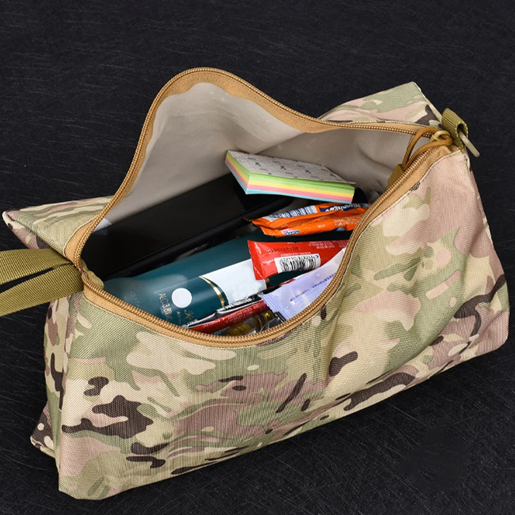 

1Pcs Fitness Storage Bag Portable Multipurpose Outdoor Hand Bag with Strong Durability for Travel Hiking Picnic Storage Pockets