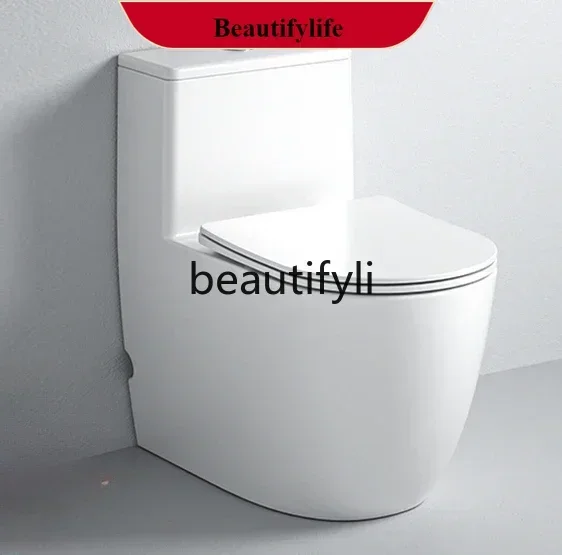 AB01  ss Straight flush ultra-short toilet small apartment against the wall and rear wall row flush down displacement pipe toile