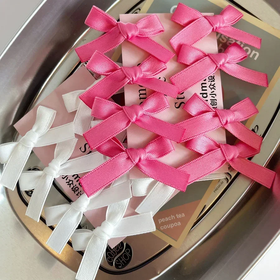 Pinces à cheveux Bowvétérans t pour filles, ruban de ballet doux, épingles à cheveux Bang, mini pinces, vêtements de sauna, accessoires pour cheveux, 8 pièces, 40 pièces, 3 cm, 4 cm, 8cm