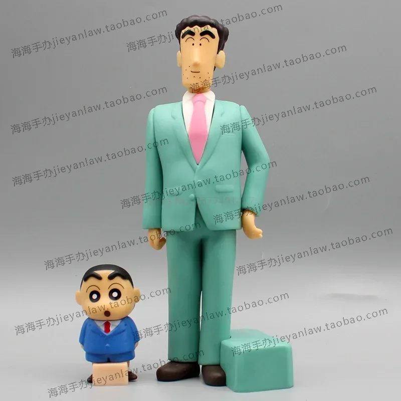 Crayon Shin-Chan Toda Família Anime Estatueta, Nohara Shinosuke Hiroshi Misae Figura de Ação PVC, Modelo Colecionável, Presente