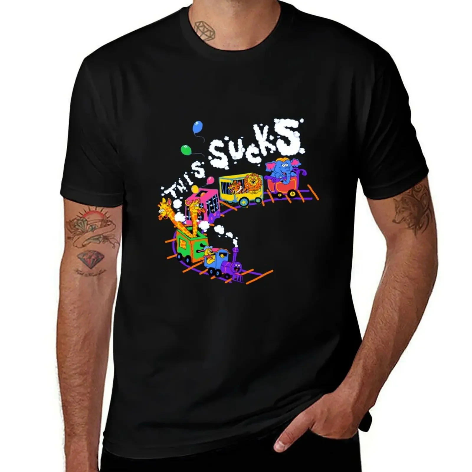 This Sucks! T-Shirt street wear vintage anime shirt t shirt men