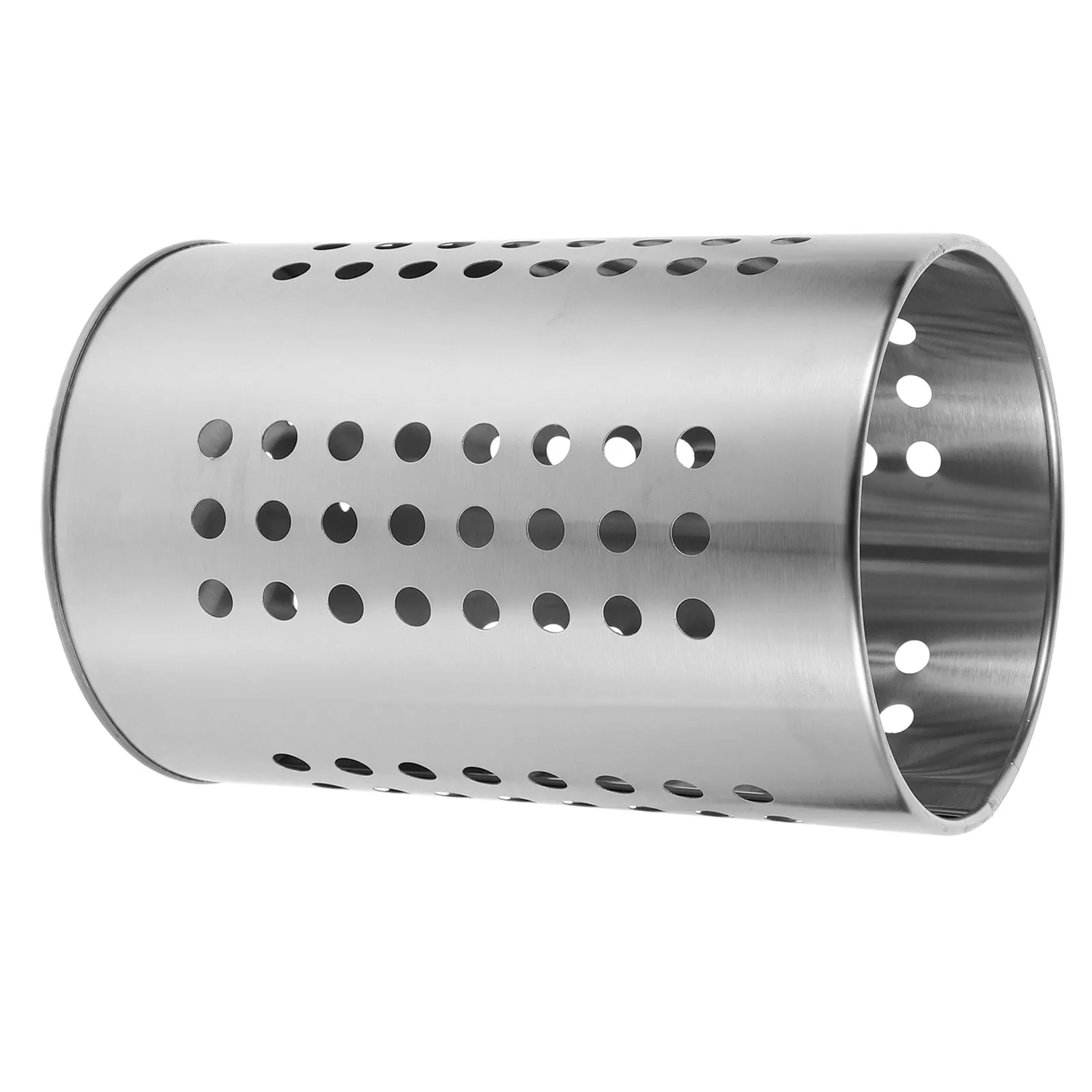 

Drainable Cutlery Holder Stainless Steel Kitchen Utensil Storage Rack For Chopsticks Spoons Forks Desktop Organizer