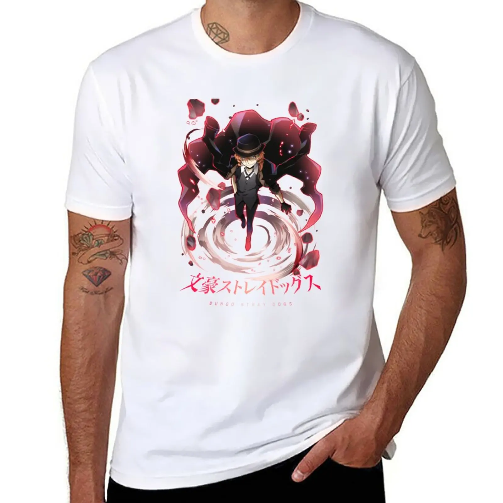 

New Chuuya Nakahara BSD T-Shirt funny t shirt blank t shirts heavyweight t shirts Men's t shirts