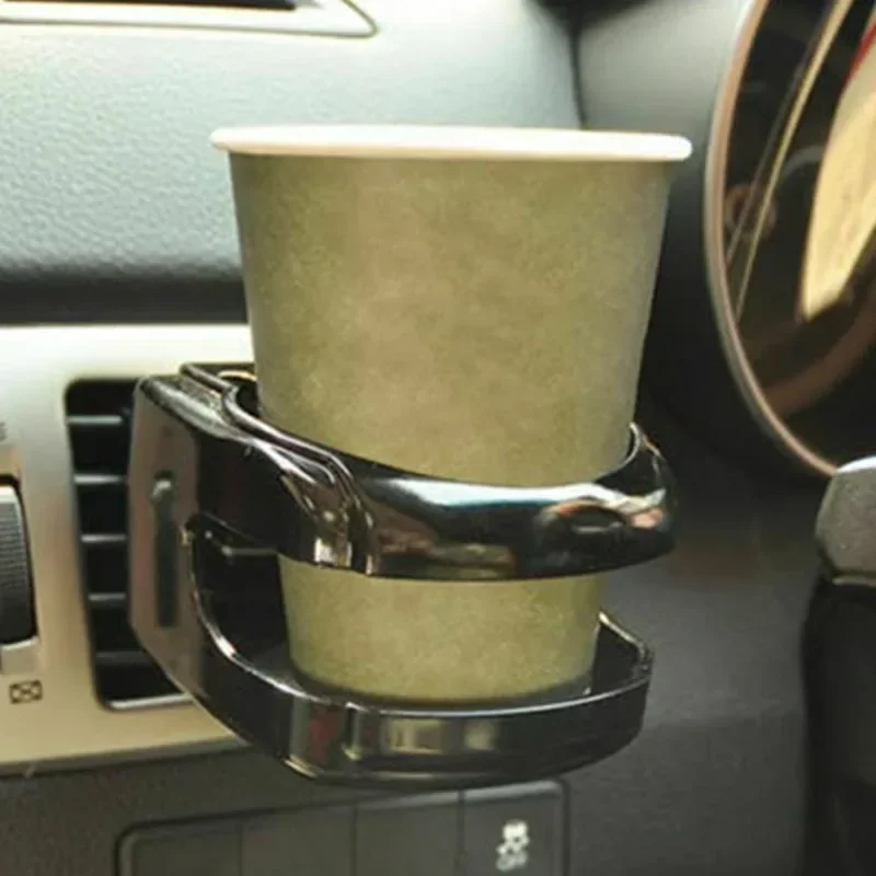 

1PCS Auto Car Outlet Air Vent Mount Black Drink Cup Water Bottle Can Holder Rack 8.5 * 9.5 * 5.5 Cm Car Cup Holder Accessories