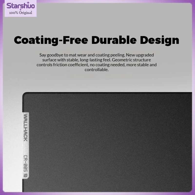 WALLHACK CR-005 Control-Type Glass Mouse Pad Control-Type Glass Mouse Pad 510x440mm