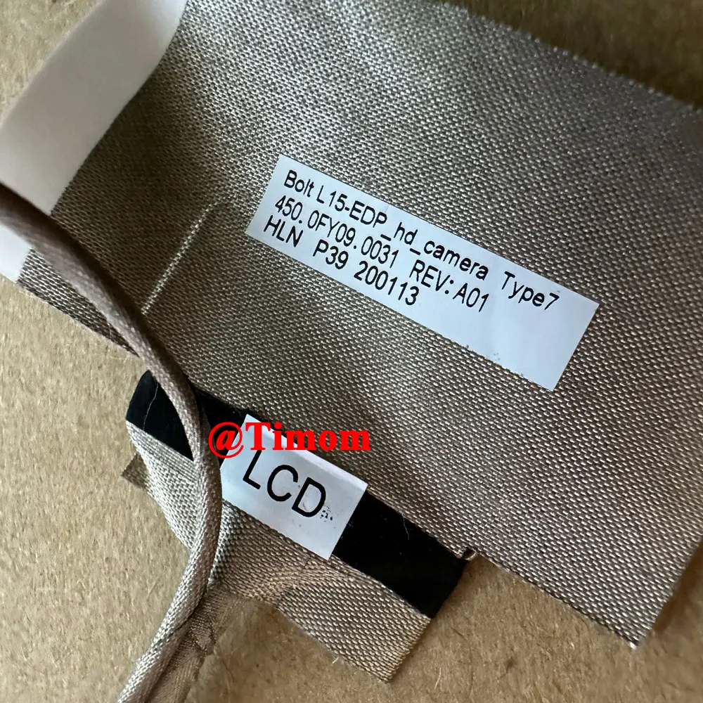 450.0FY09.0031 for Dell Latitude 3500 30pins Original New Laptop LCD EDP HD LED LVDS Video Camera Screen Display 0PRTGM