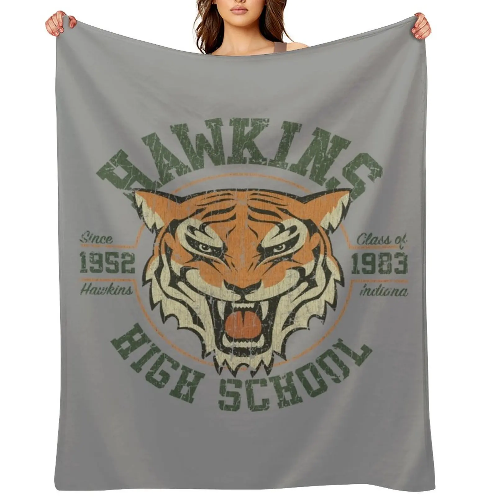 

Hawkins High School 1983 Throw Blanket for sofa warm winter Shaggy Luxury Blankets