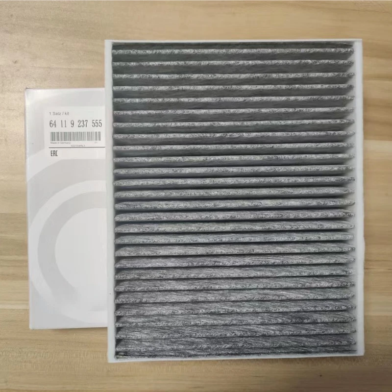 Quality Car Cabin Air Filter 64119237555 for Bmw F20 F21 F22 F87 F23 F30 F80 F34 F34 F33 F83 F32 F82 F36 Activated Carbon Filter