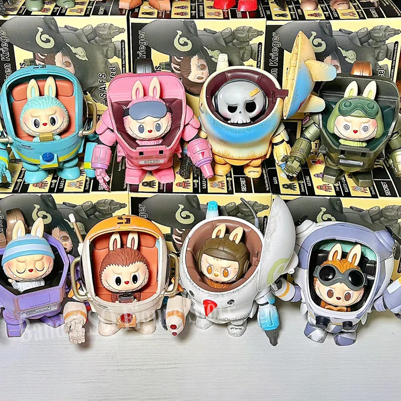 Labubu ของแท้ The Monster X Ma.K. กล่องตาบอด Labubu Mecha ลึกลับ Surprise รูป Pvc รูป Guess กระเป๋าตุ๊กตาของเล่นของขวัญ