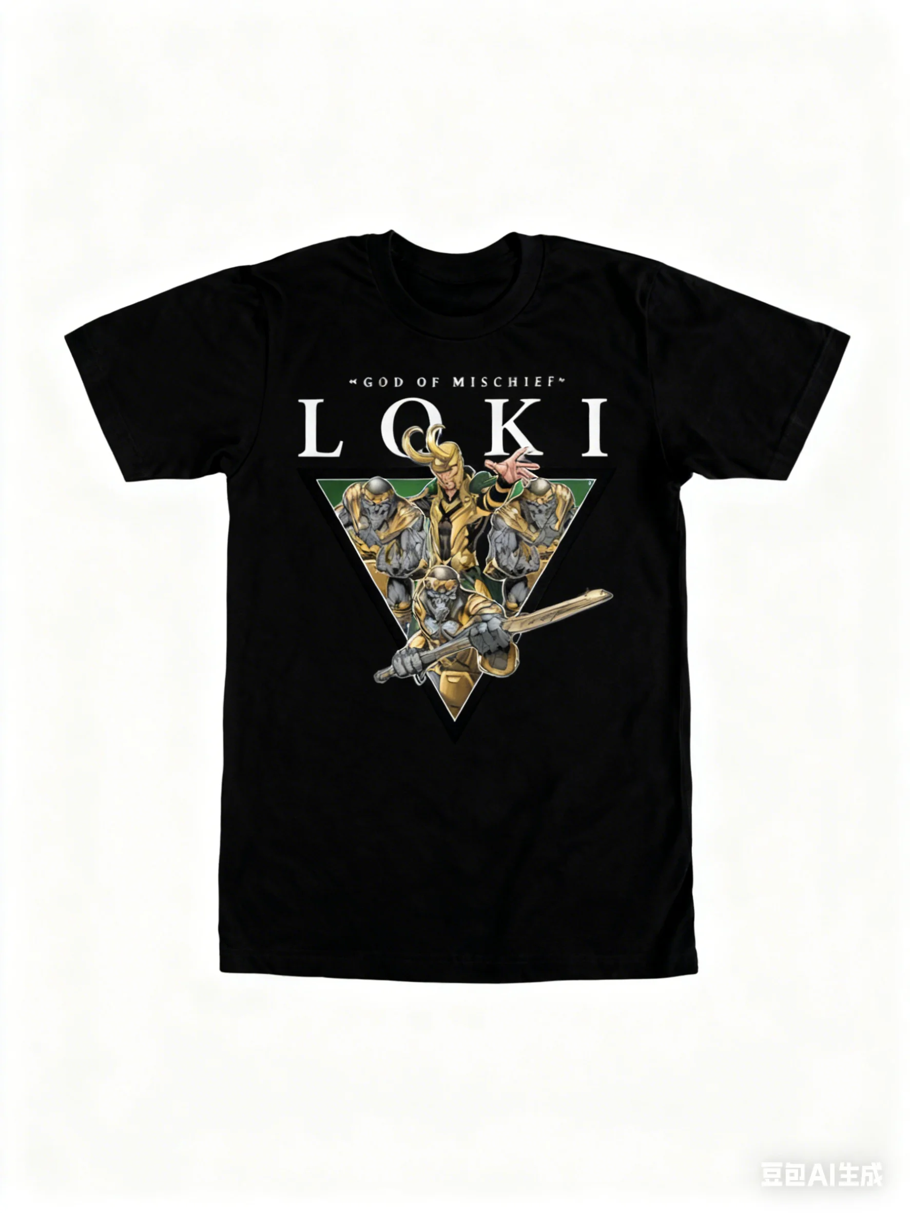 Camisetas Marvel Originales 2026 con Estampado de Loki, Dios de la Travesura, Talla Grande, Manga Corta, Cuello Redondo, para Hombre y Mujer