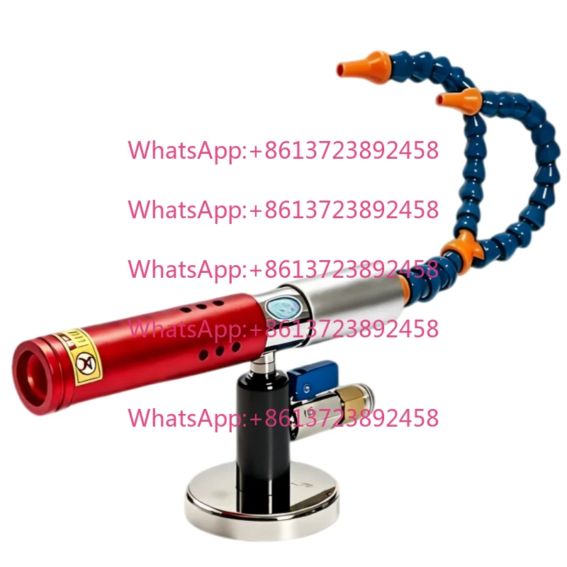 Vortex Cooling Gun Rapid-Cooling Refrigeration Cold-Air Blower Gun Quick Low-Temperature Air Blowing Red Wear-Resistant