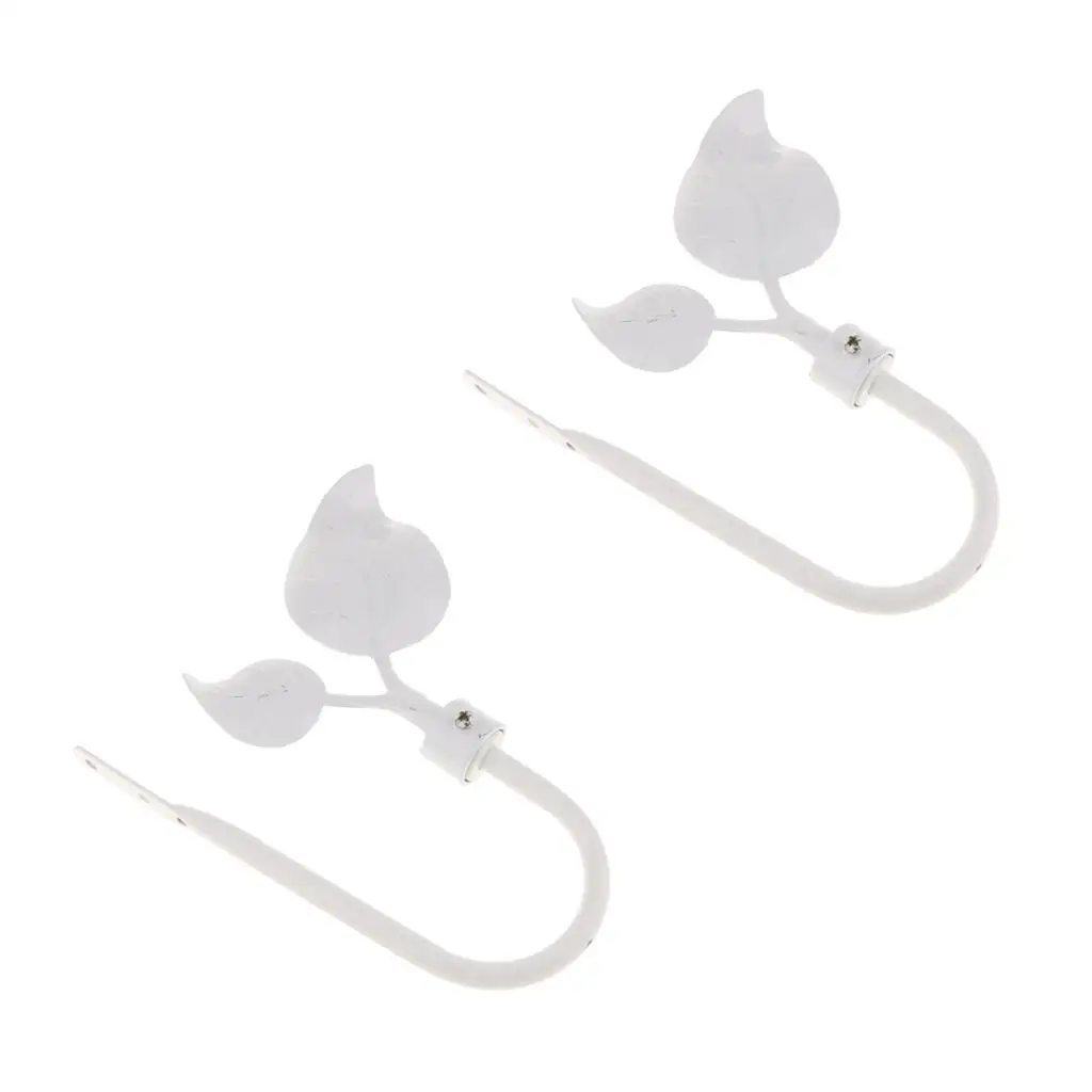 Metal Hanger U Shape Curtain Hook Modern Drapery Holder Wall Mount for Living Room Curtains