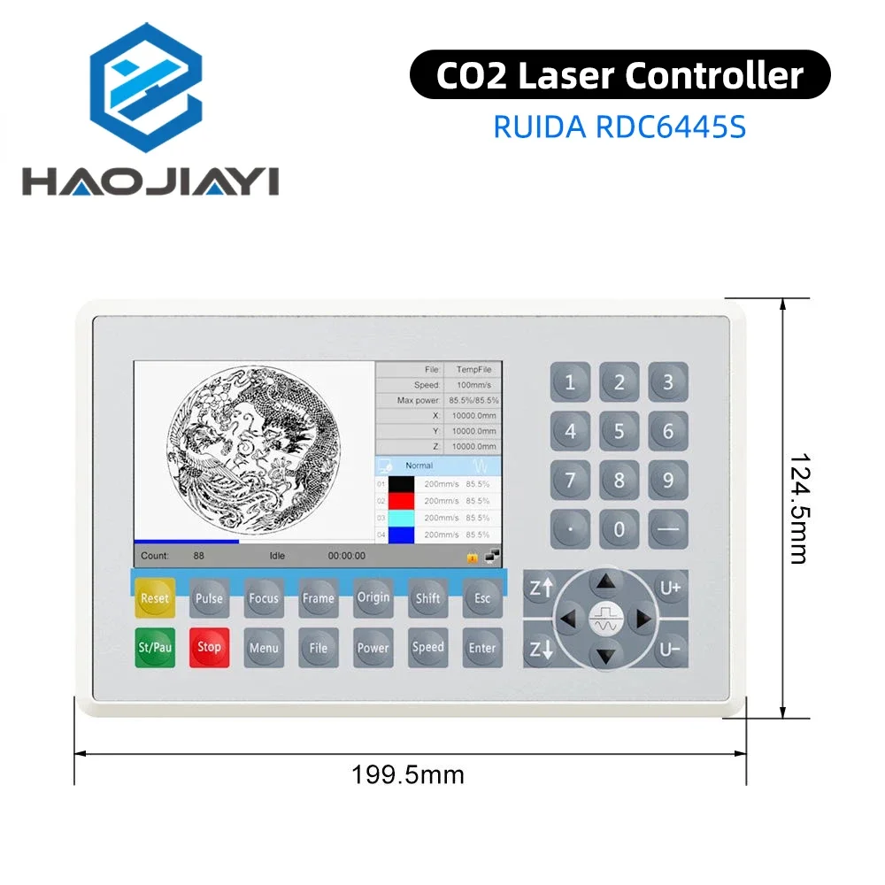 Ruida 6445S RDC6445S CO2 Laser Controller Upgrade 6445 6445G RDC6445G Systems for CO2 Laser Cutting Engraving Machine