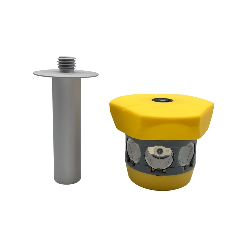 Yellow TR360C 360 Degree Prism for Trimble Robotic Total Stations S5 S7 S9 SX10 Sliver Coated Prism with Protective Bag