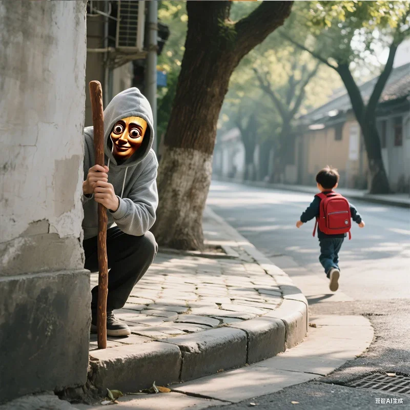 Tung Tung Tung Sahur Riding Mask Funny Breathable Mesh Fabric Mask 3D Mask Cosplay Italian Brainrot Anime Action image 2