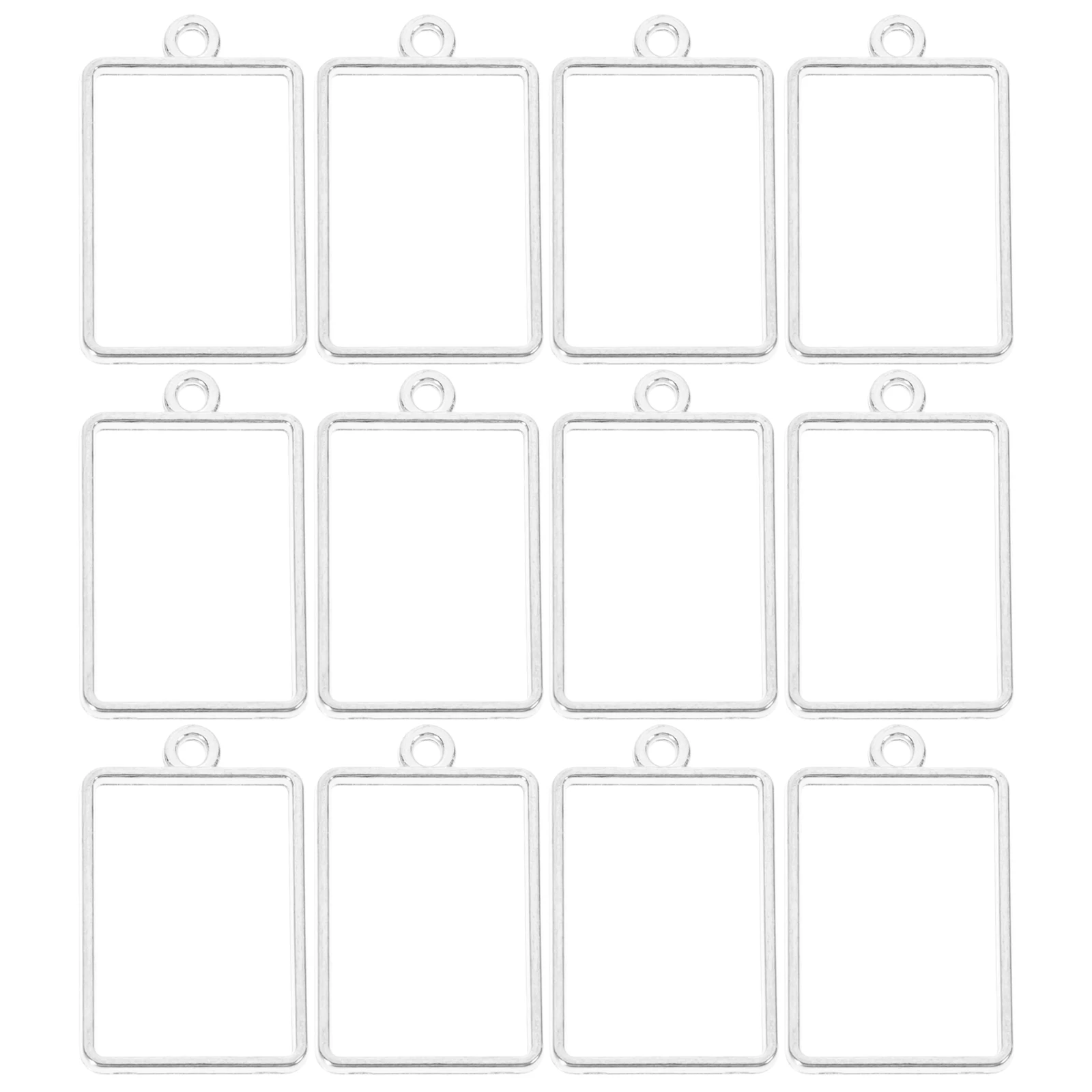 

50pcs Resin Borders Open Bezels Jewelry Making Pendants Photo Charms Blanks Gold Moon Shape Craft Accessories
