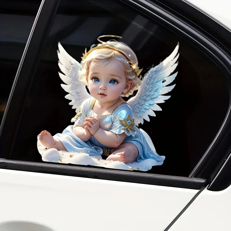 Adorable Angel Waterproof Vinyl Car Stickers Motorcycle Laptop Decal
