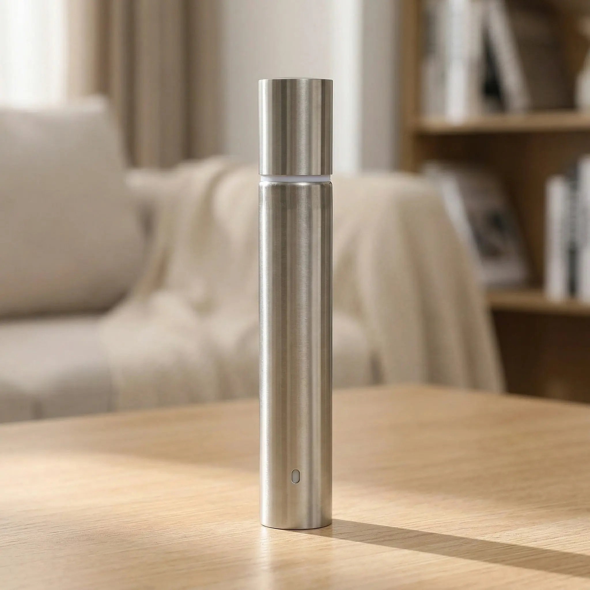 

Premium Stainless Steel Certificate Tube Holder for Birth Certificates Diplomas Files Scroll Storage Elegant Home Office Desk