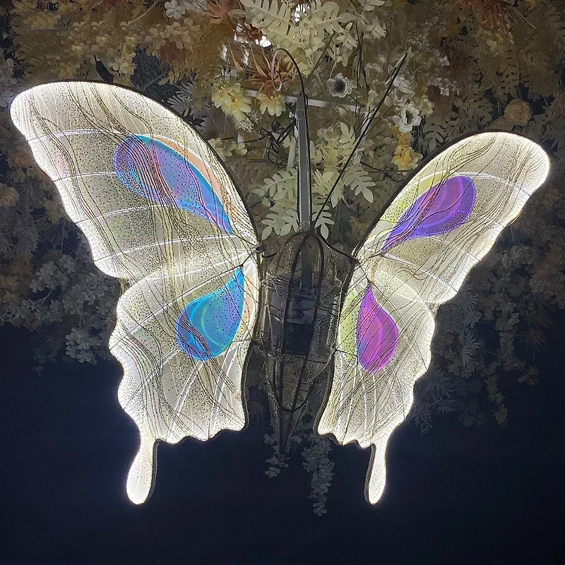 New Wedding Prop Electric Opening and Closing Butterfly