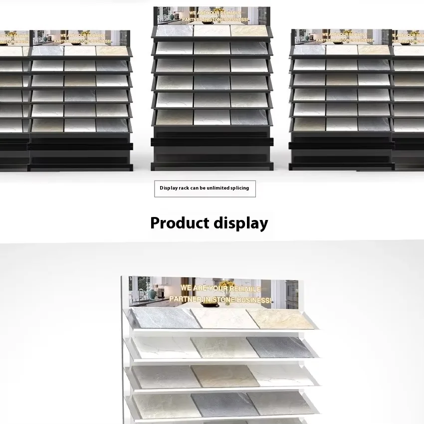 Eco-Friendly Modern Floor-Standing Metal Advertising Display Stand with Easy Assembly for Showroom