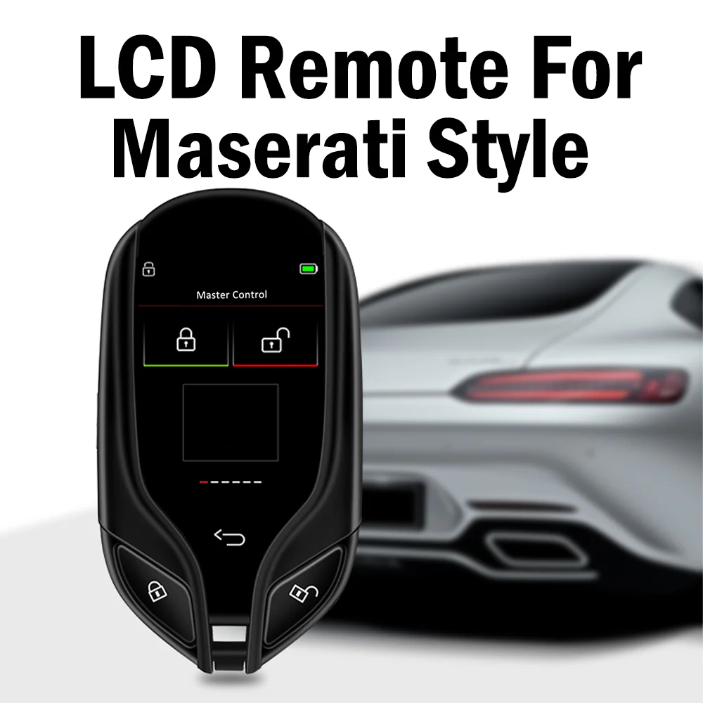 

Auto LCD Digital Key Fob Universal Car Key Kit Modified Smart Remote With Keyless Go Key Fobs For Maserati Style