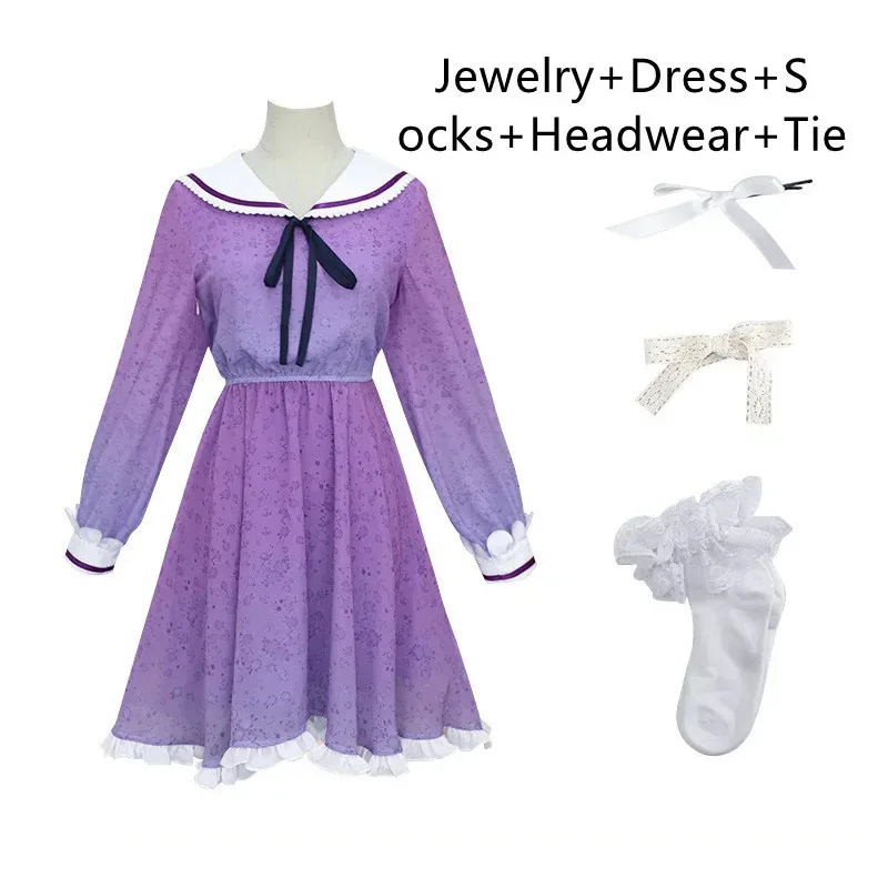 أزياء أنيمي التأثيرية للإيجار لصديقتك ميزوهارا تشيزورو/ساكوراساوا سومي/نانامي مامي فستان استئجار صديقة زي الفتيات اللطيفات