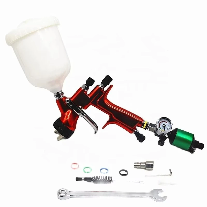 1.3/1.5mm LVLP Spray Gun With Regulator and Air Filter Sprayer Gun/Air Tools/For Car Face Paint/Airbrush