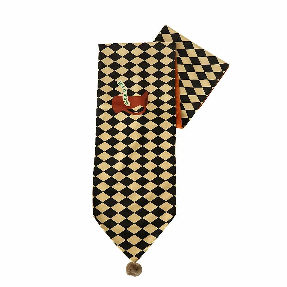 Simple Checkered Flannel Table Runner Tablecloth Soft Hairball Tassel Table Cover Wedding Hotel Dinner Party Decor Art Cloth B2