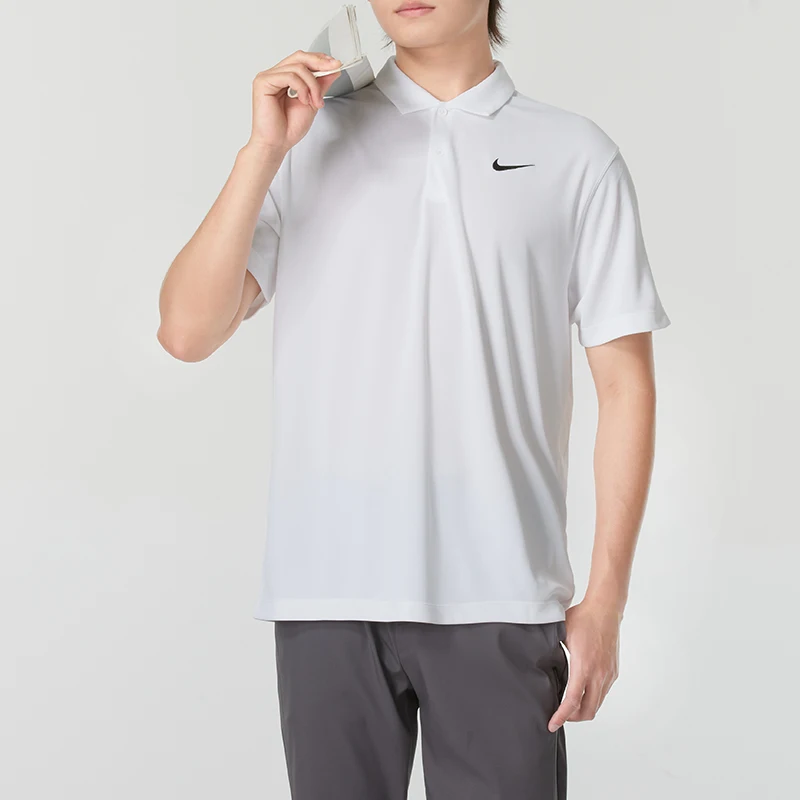 

Nike Men's Lapel Short-Sleeved Daily Business T-Shirt Running Half-Sleeved Polo Shirt Dh0858-100