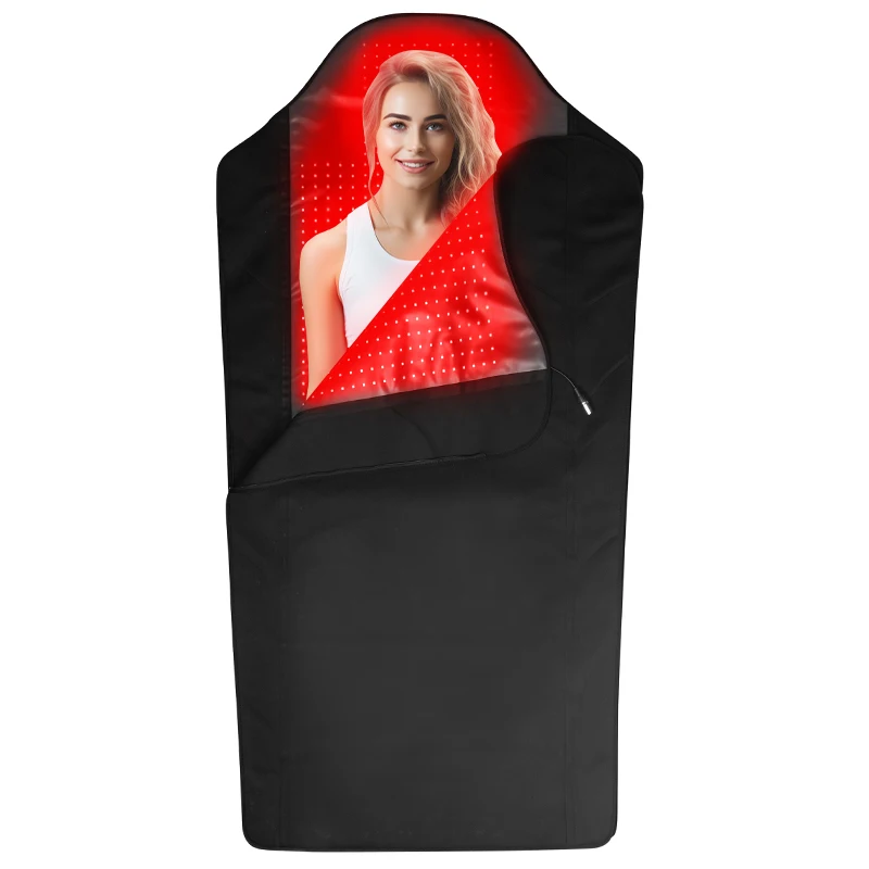 Hot Sale Double Side Pain Relief Red Light Therapy Device Pad Infrared Red Light Therapy Blanket for Body Health Care