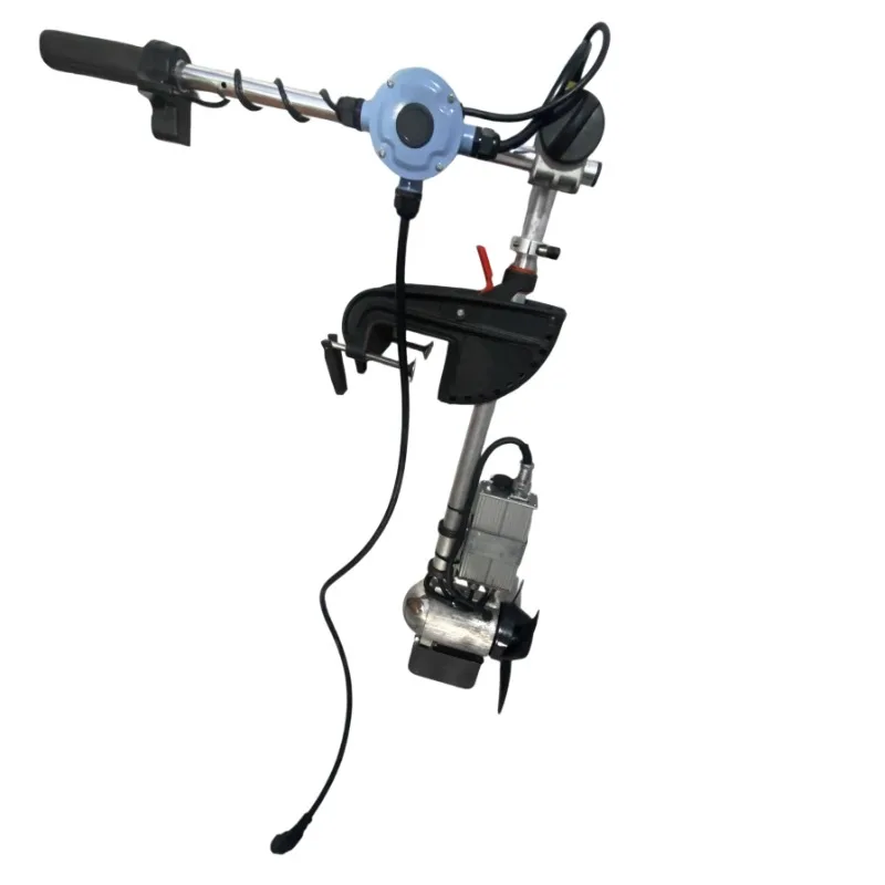 12V/24V 500W Brushless Outboard Motor for 2-4 Meter Rubber Boat/Inflatable Dinghy/Trolling Motor Watercraft Upgrade