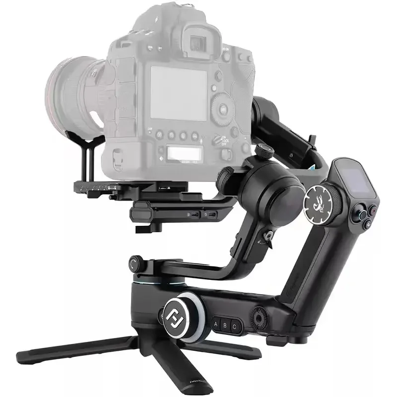 

3 Axis Gimbal Stabilizer Handheld Anti-shake Camera Stabilizer 2500mAh Camera Gimbal with Remote Pole