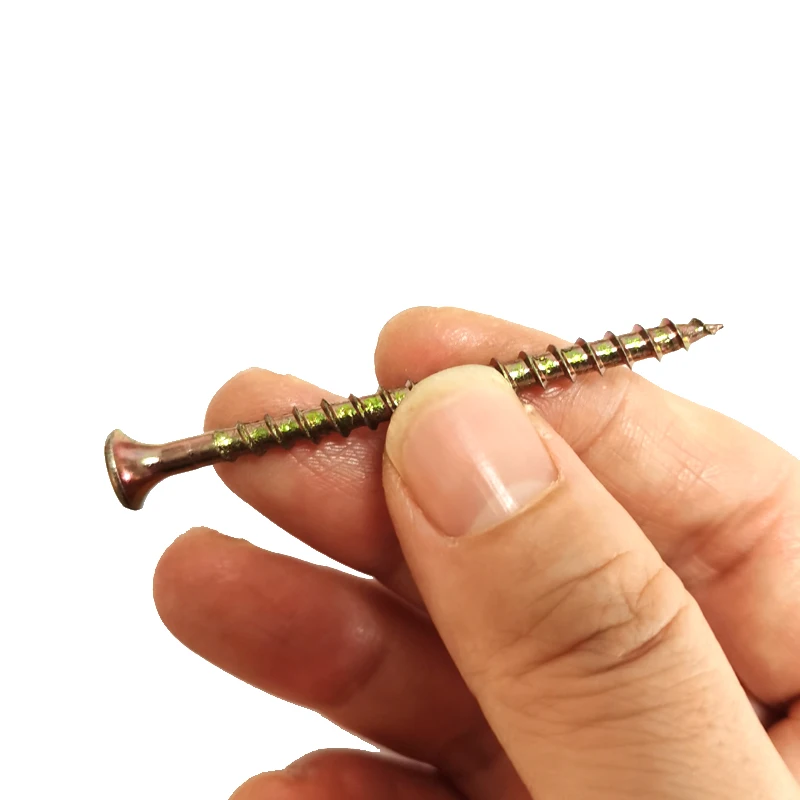 M4x60mm Self-tapping Screws Phillips Drive Flat Head Carbon Steel Galvanized Drywall Screw Thread 4mm Length 60mm Wood Screws