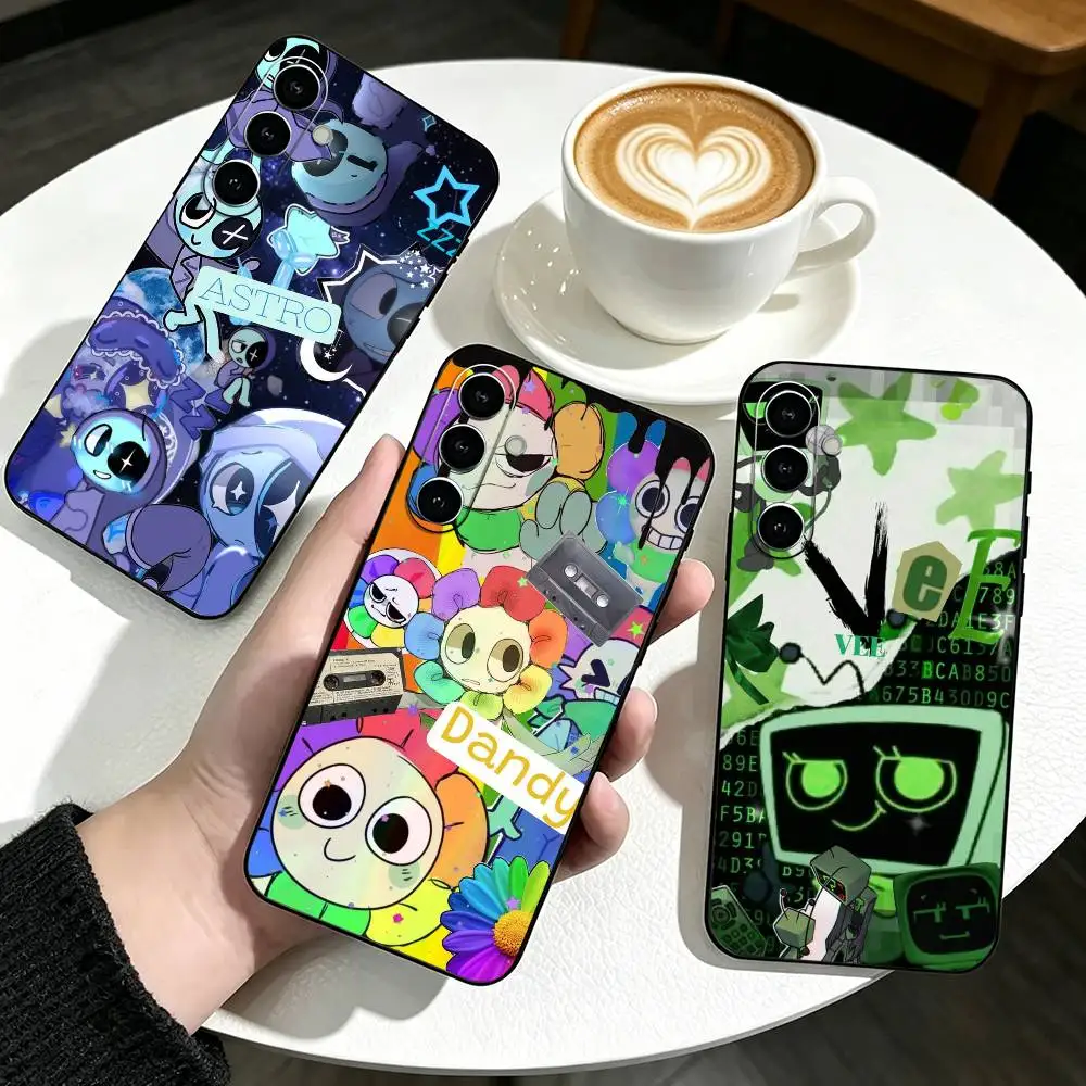 Games For D-Dandys World Phone Case For Samsung Galaxy A73,A72,A71,A70,A53,A52,A51,Others Soft Black Cover