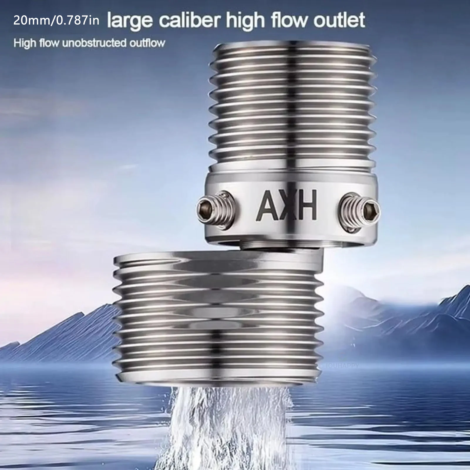 

Wall Mounted Thickened Eccentric Screw Corner 304 Stainless Steel Adjustable 360° Rotation Angled Curved Foot for Faucet Adapter