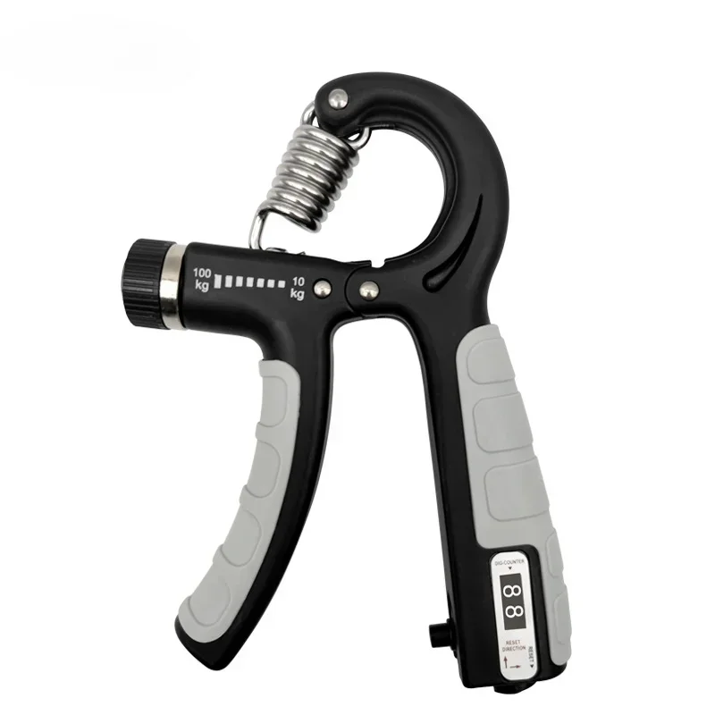 10-100kg Adjustable Hand Grip Strengthener Hand Grip Trainer With Counter Wrist Forearm And Hand Exerciser For Muscle Building