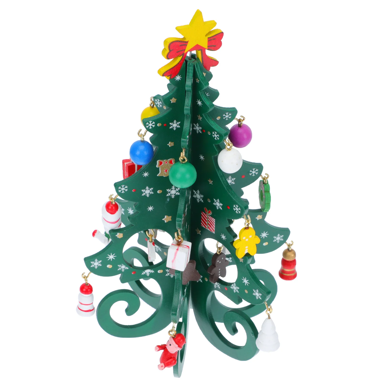 

Mini Wooden Ornament Faux Green Layout Tree Ornament Kids Diy Craft Decoration Xmas Layout Xmas Tree Decor Holiday Home