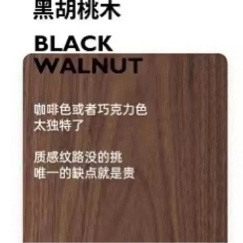 factory price North American black walnut solid wood side cabinet integrated against the wall wine cabinet %$#