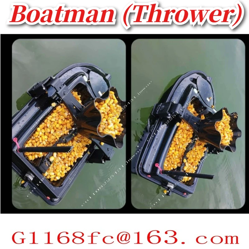 Marine Automatic Baiter, 360 ° Rotating Baiter Chuck Distributor, No Need for Plug, Easy To Install