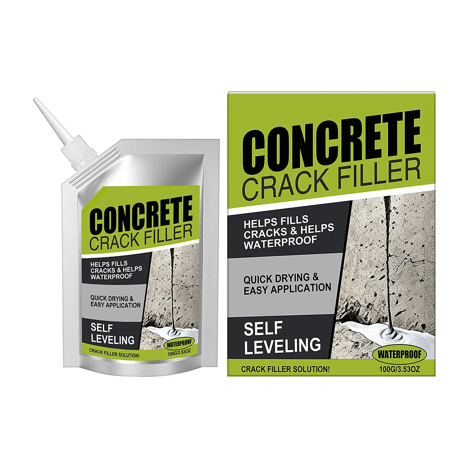 Waterproof Cement Crack Filler Outdoor Fast Drying Multifunctional Concrete Floor Repair Tool For Wood Composite Marble Kitchen