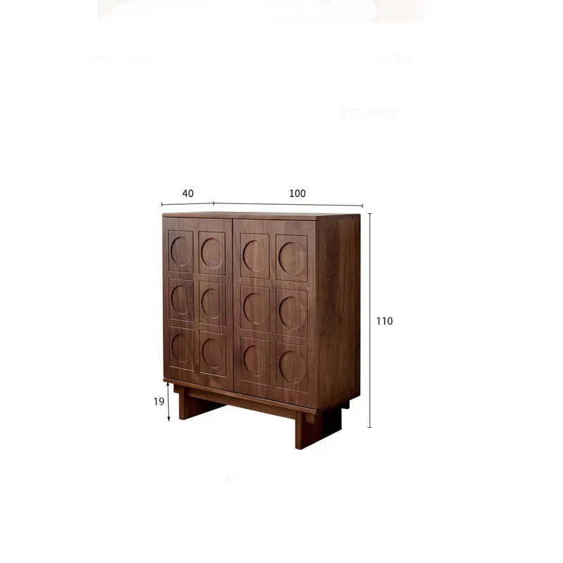 

Vintage Pre-Owned Cabinets Black Walnut Sideboard Nordic