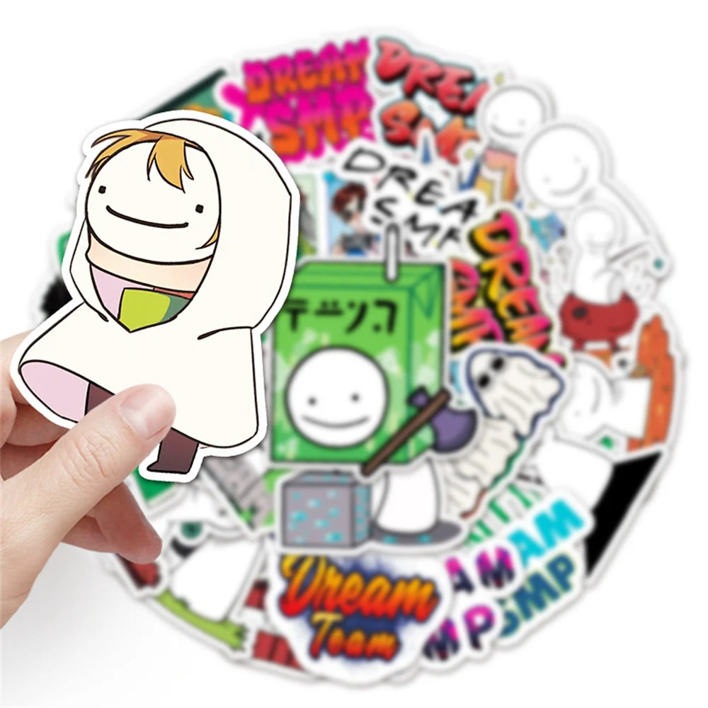 10/30/50PCS Cartoon Dream Smp Graffiti Stickers Suitcase Journal Laptop IPad Skateboard Water Cup Waterproof Stickers Wholesale