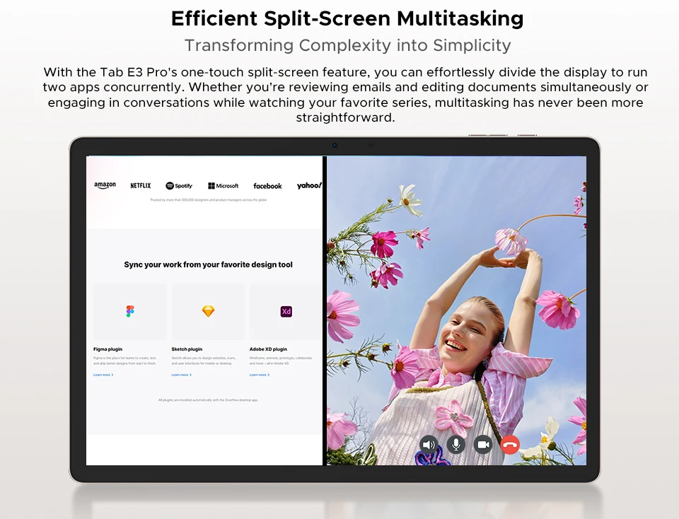 DOOGEE Tab E3 Pro Tablet Android 15 Gemini AI 13'' Display 7.9mm Ultra-thin 8GB 256GB Smart Pad 11000mAh Battery Global Version